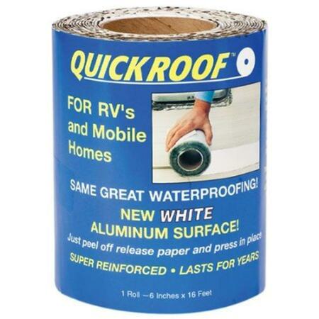 COFAIR PROD WQR625 Quick Roof Tape White - 6 In. x 25 Ft. C6Q-WQR625